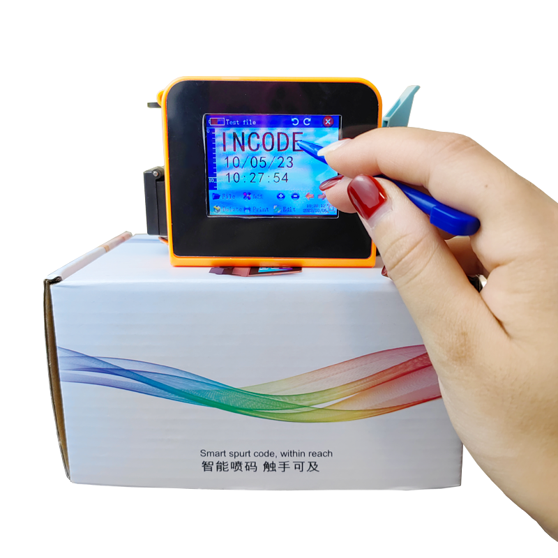 New Mini Portable Handheld Inkjet Printer With Intelligent Touch Screen