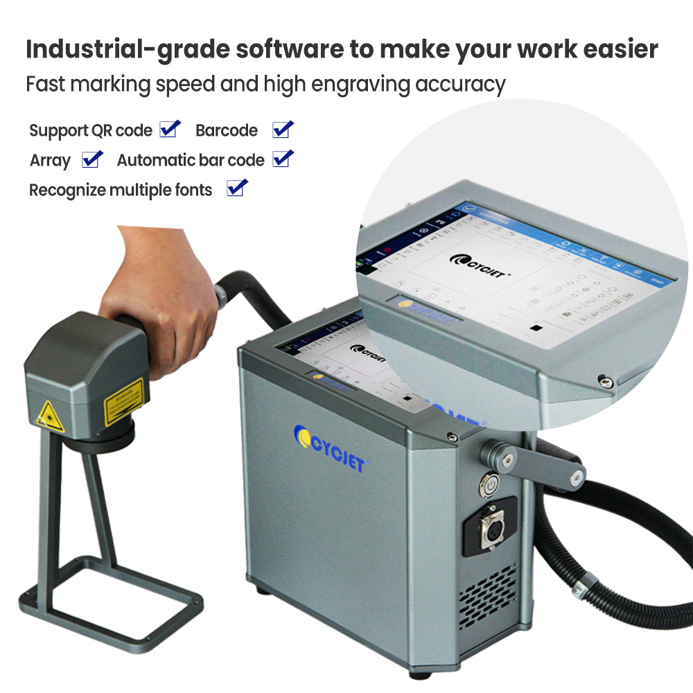 CYCJET 20w Handheld Fiber Laser Marking Machine